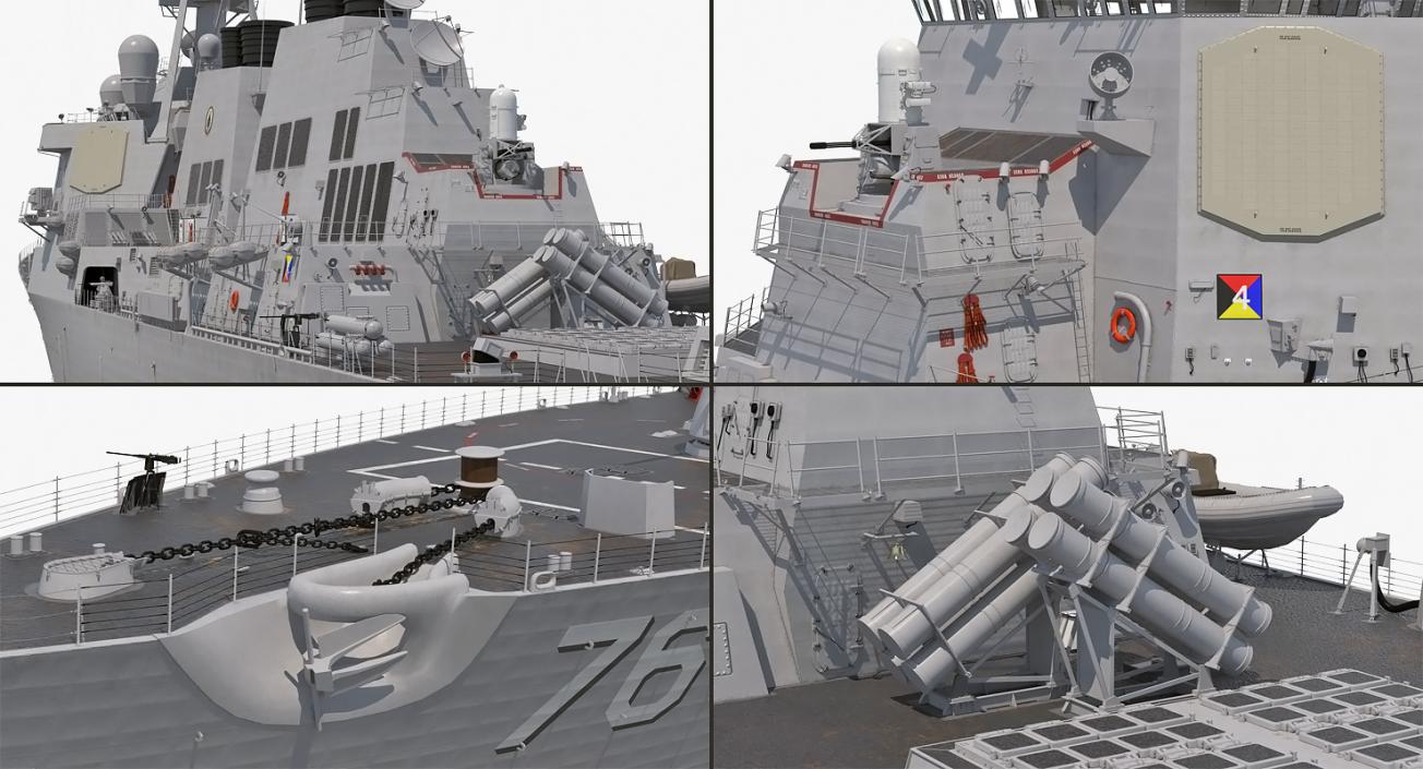 US Warships Collection 3D