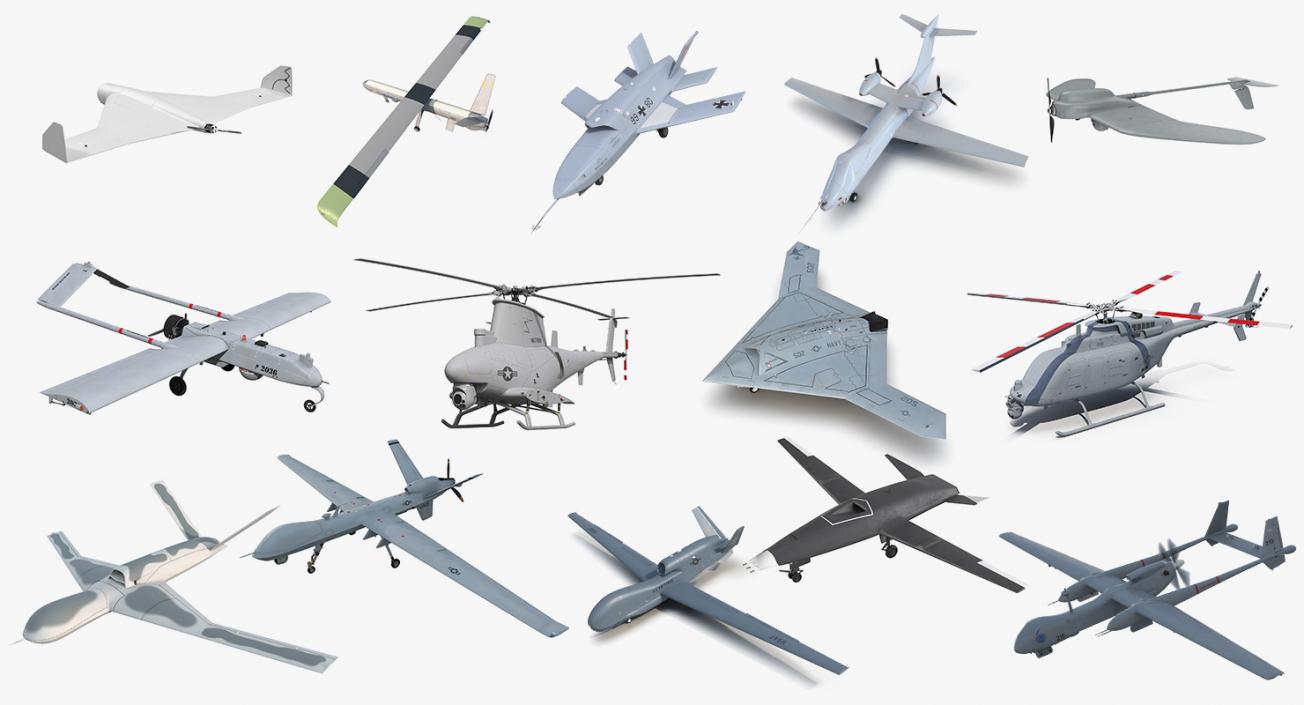 3D UAV Collection 9