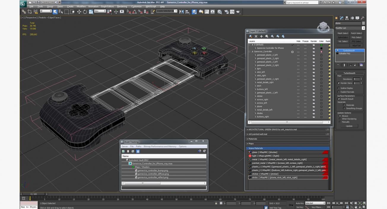 Gamevice Controller 3D model