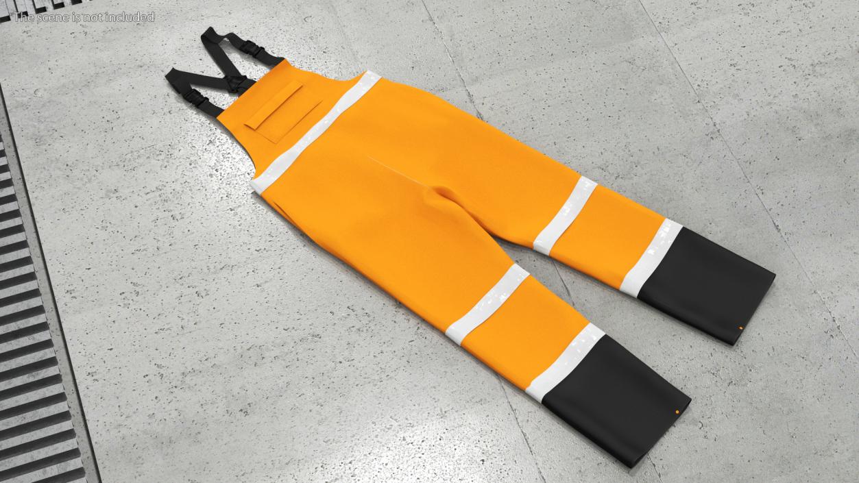 3D Safety Rain Overalls High Visibility