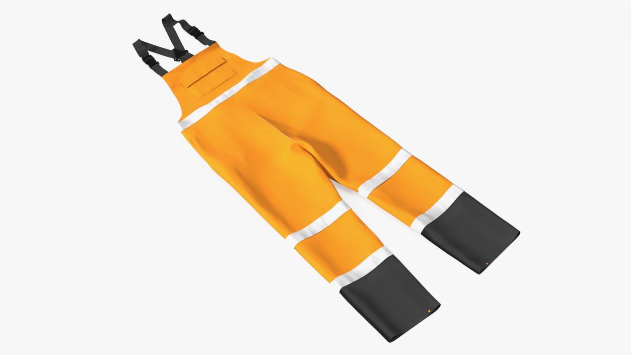 3D Safety Rain Overalls High Visibility