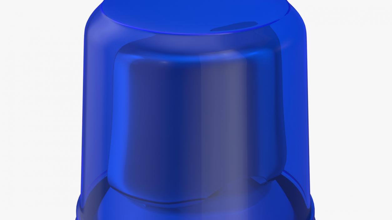 Flashing Rotating Beacon Blue 3D model