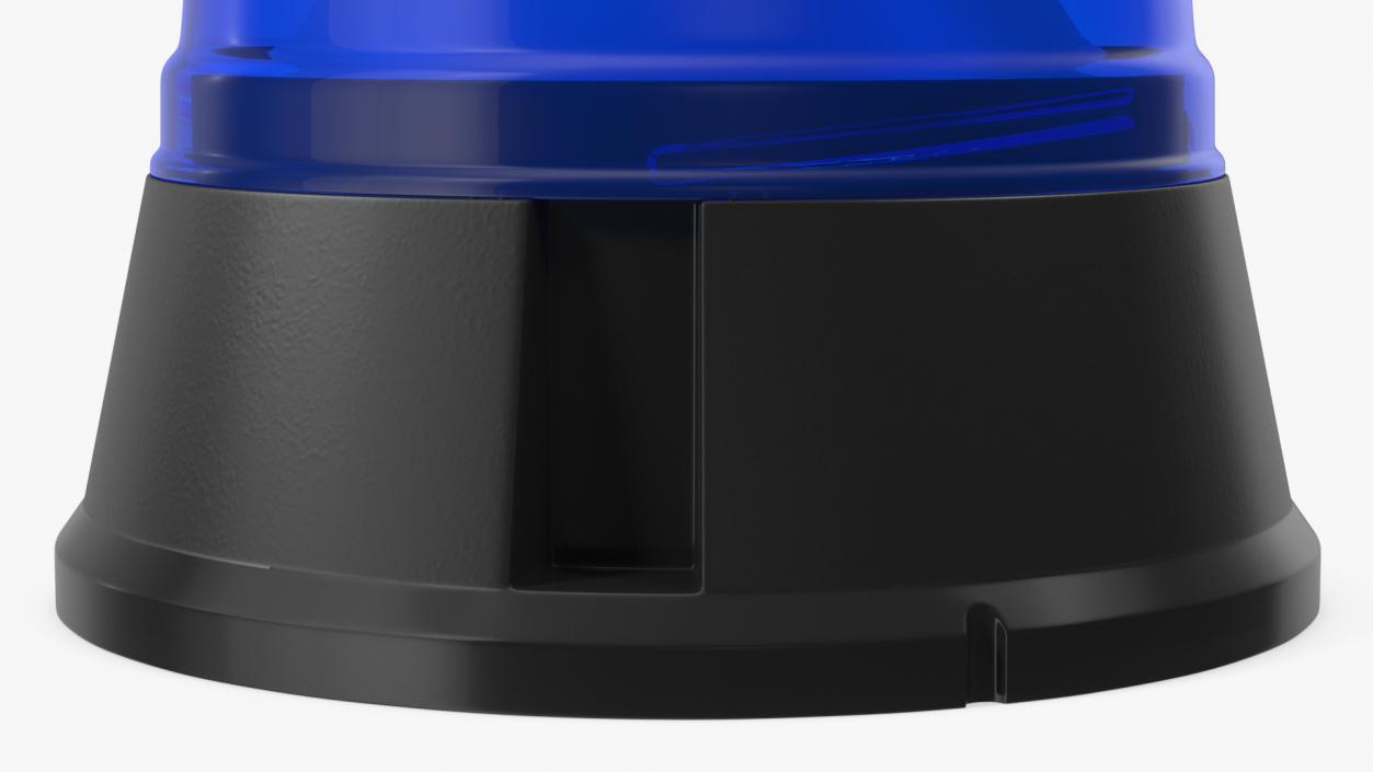 Flashing Rotating Beacon Blue 3D model