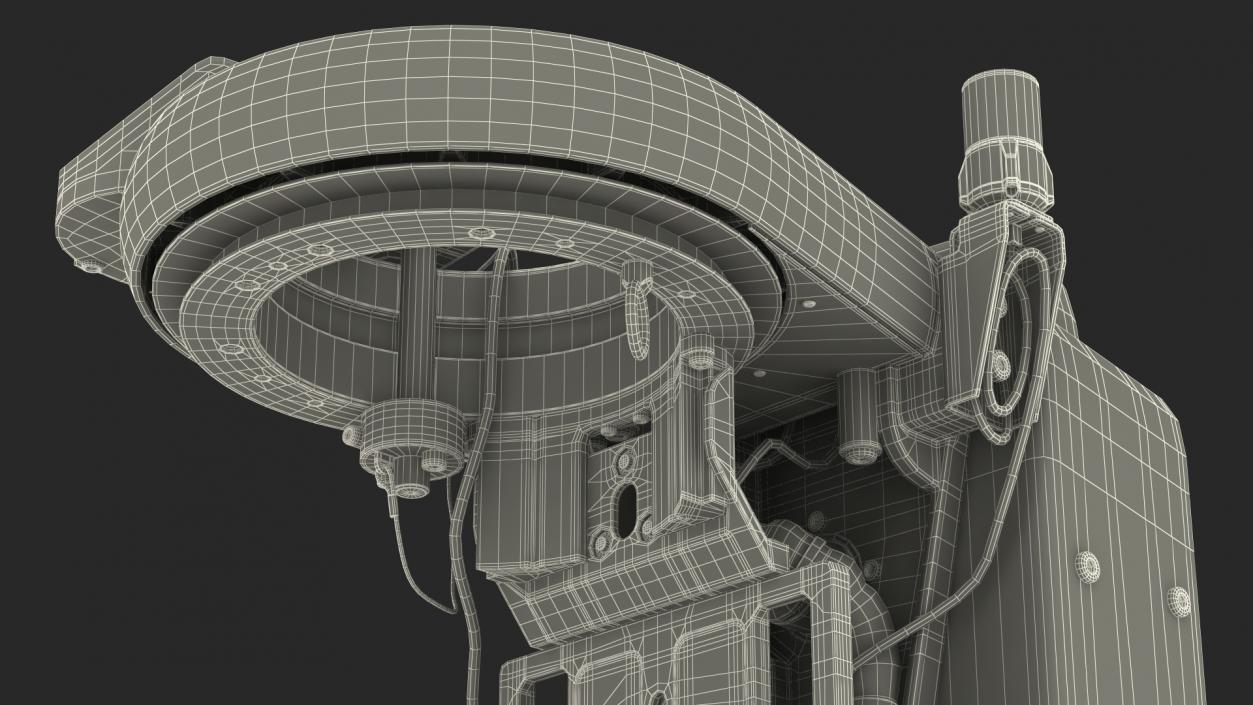 3D Robotic Camera System Rigged model