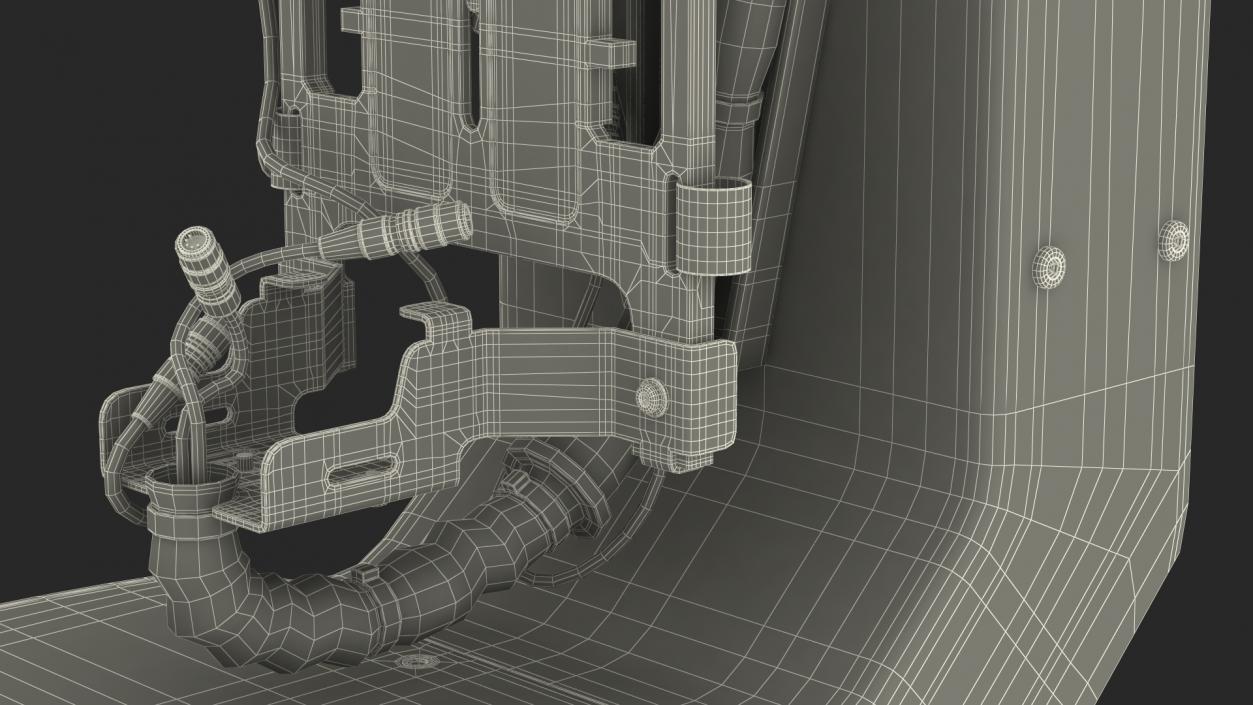 3D Robotic Camera System Rigged model