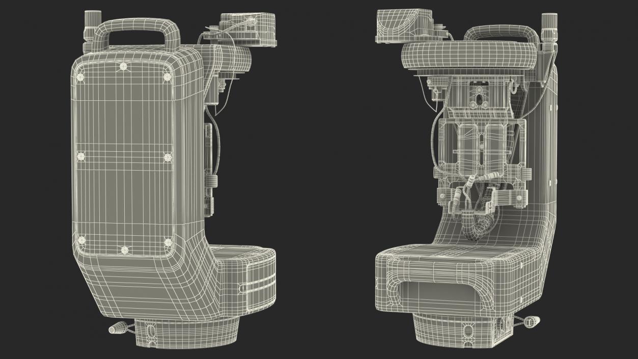 3D Robotic Camera System Rigged model