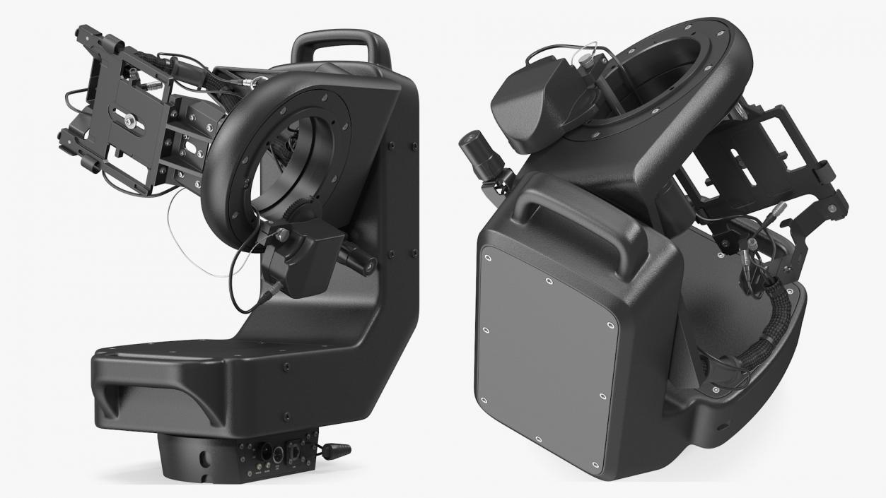 3D Robotic Camera System Rigged model