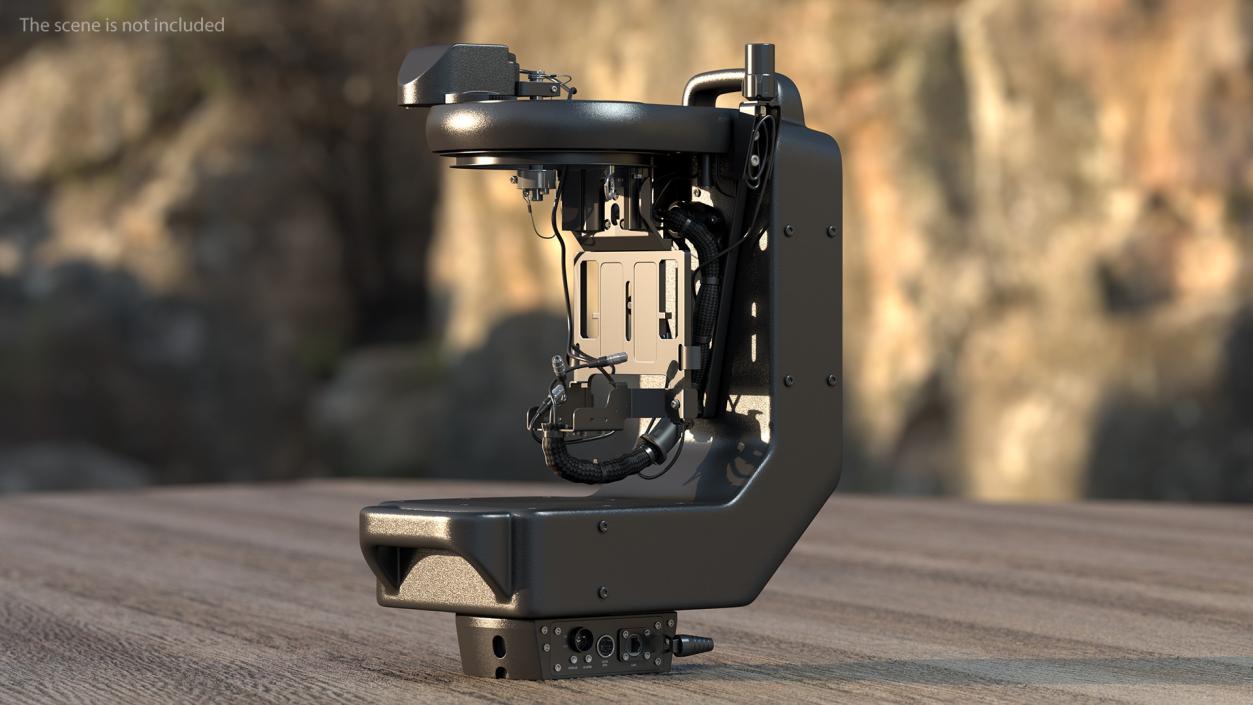 3D Robotic Camera System Rigged model