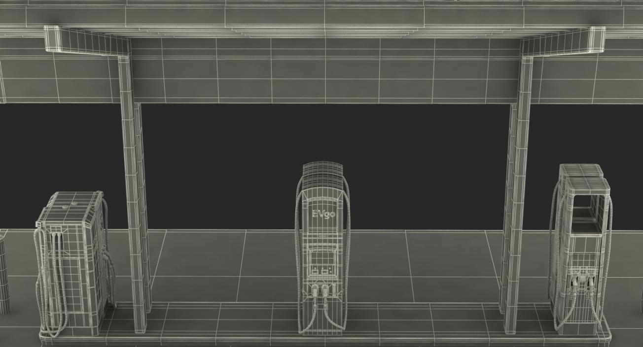 3D EVgo Fast Charging Station