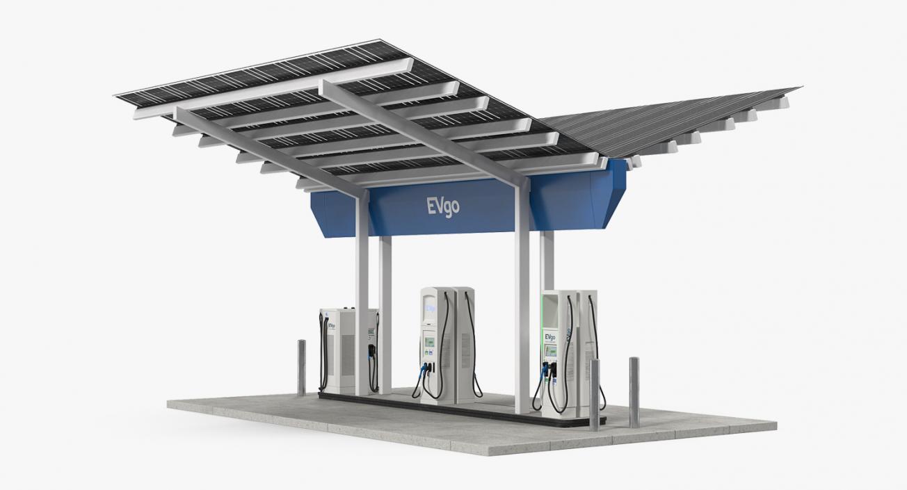 3D EVgo Fast Charging Station