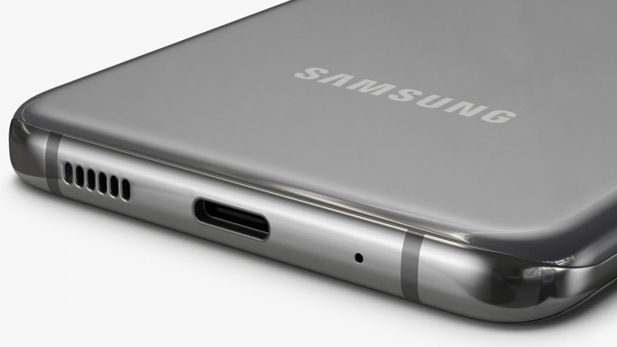 3D Samsung Galaxy S20 Grey model