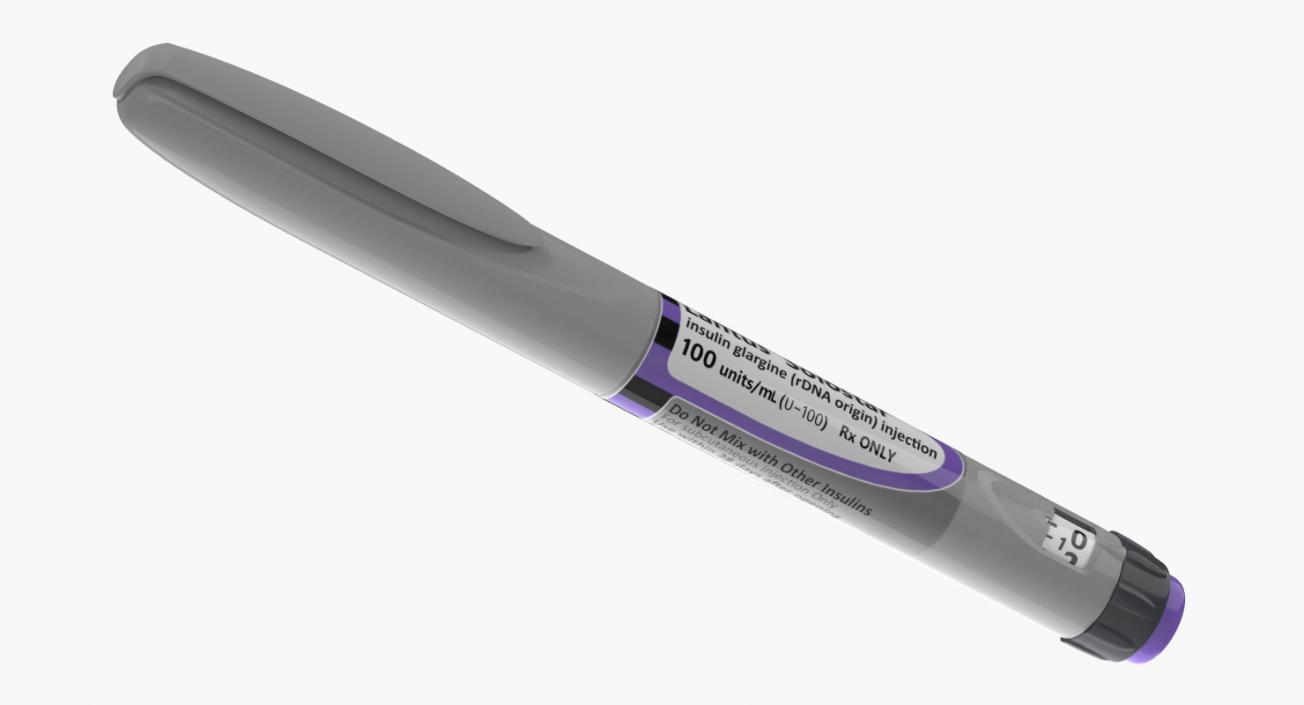 3D Insulin Syringe Pen Closed