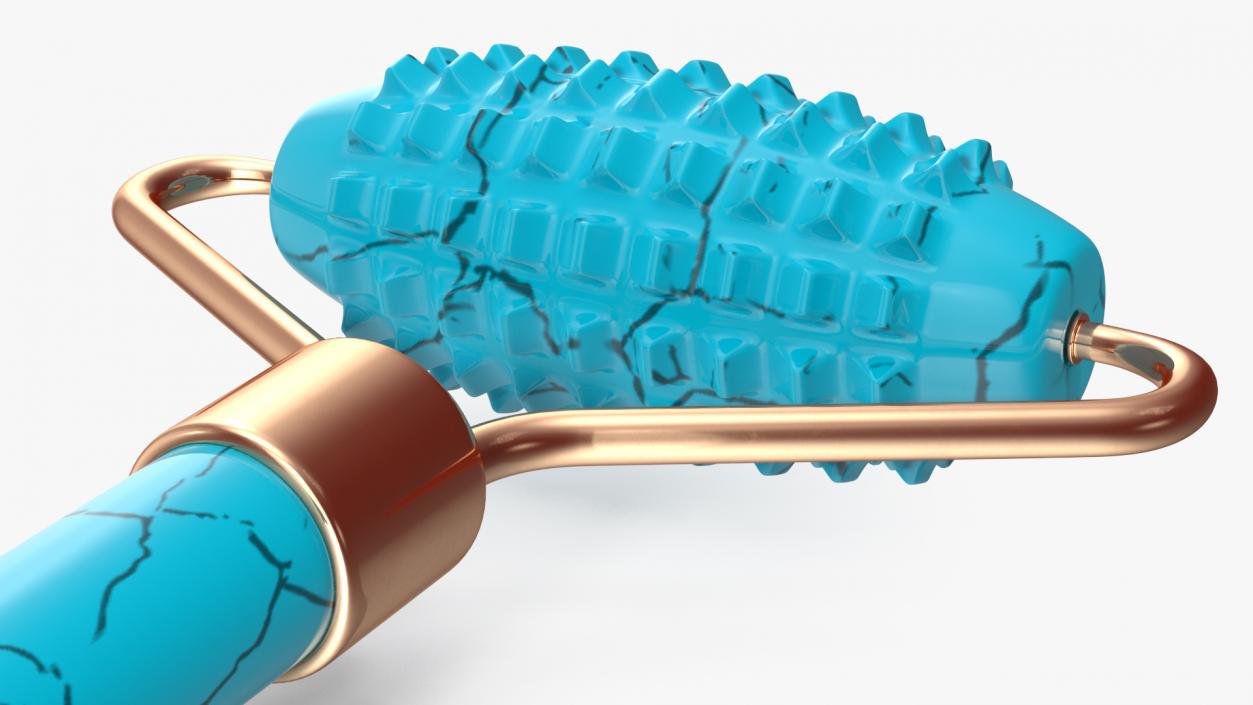 Jade Spike Roller Turquoise 3D