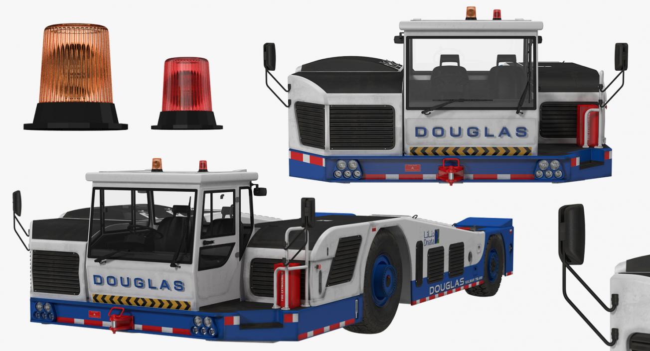 Aircraft Towing Tractor Douglas TBL 600 3D model