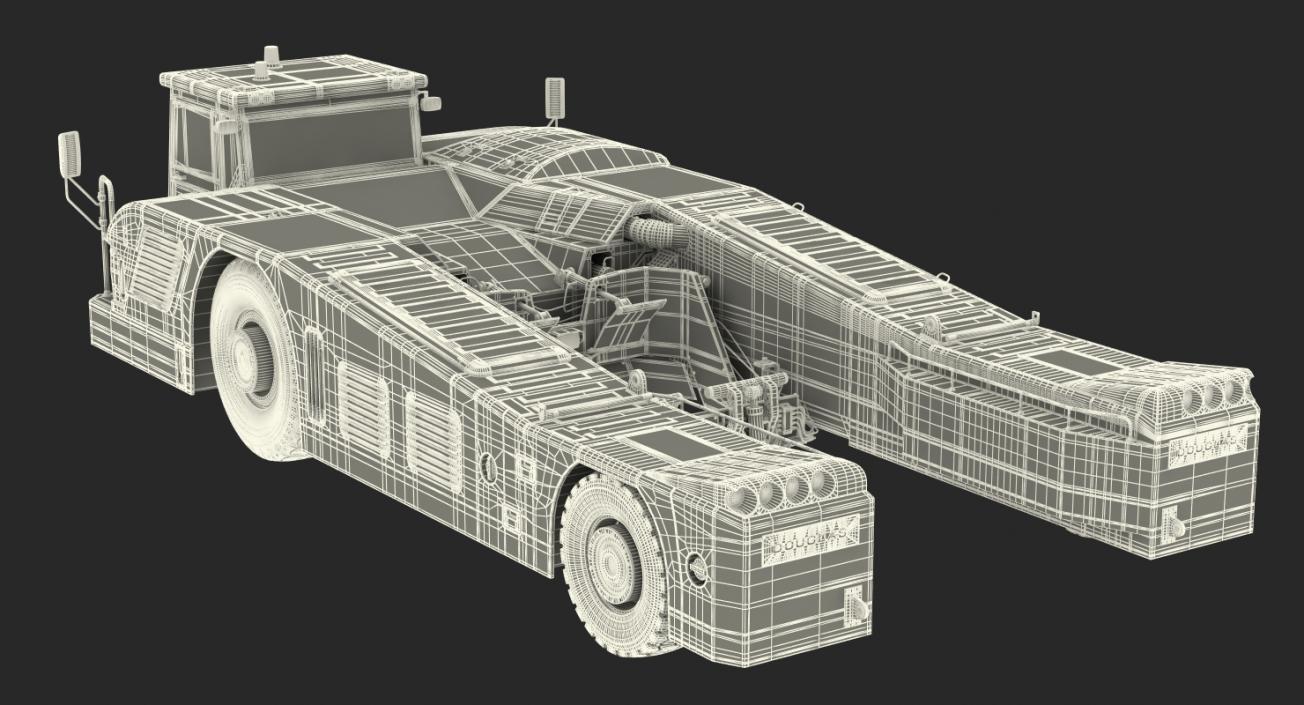 Aircraft Towing Tractor Douglas TBL 600 3D model