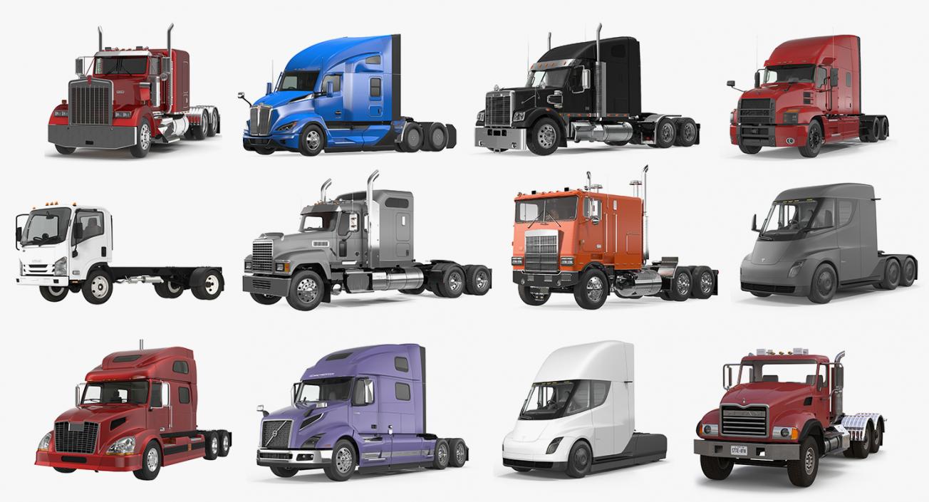 Trucks Collection 6 3D model