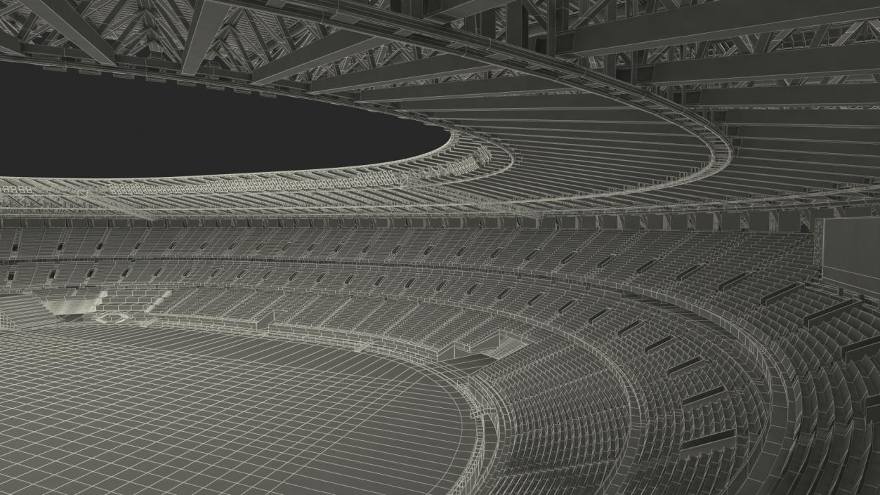 New National Olympic Stadium Tokyo 3D model