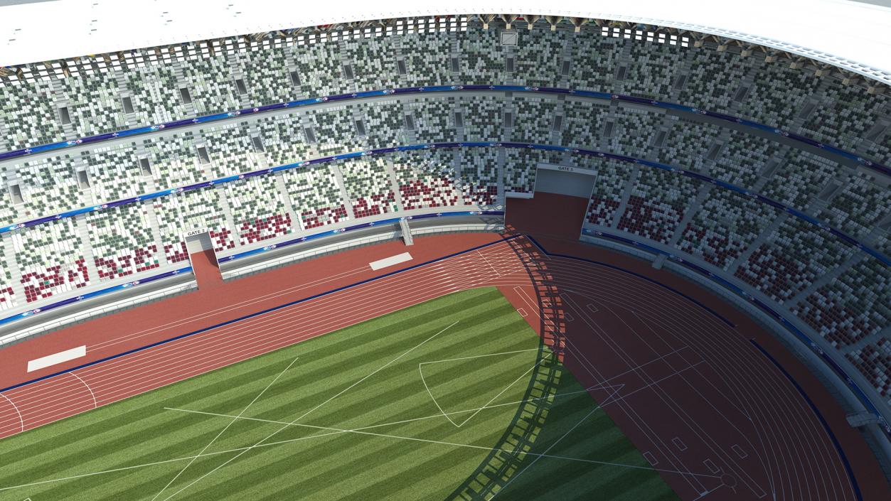 New National Olympic Stadium Tokyo 3D model