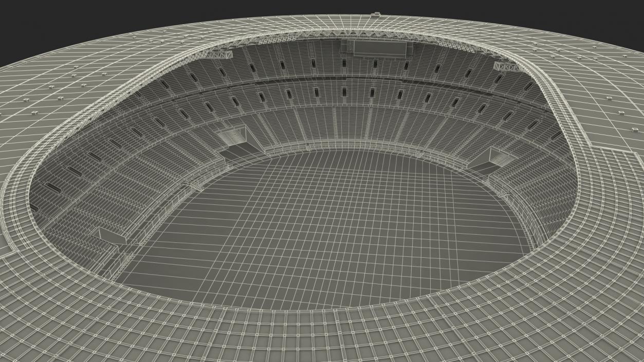 New National Olympic Stadium Tokyo 3D model