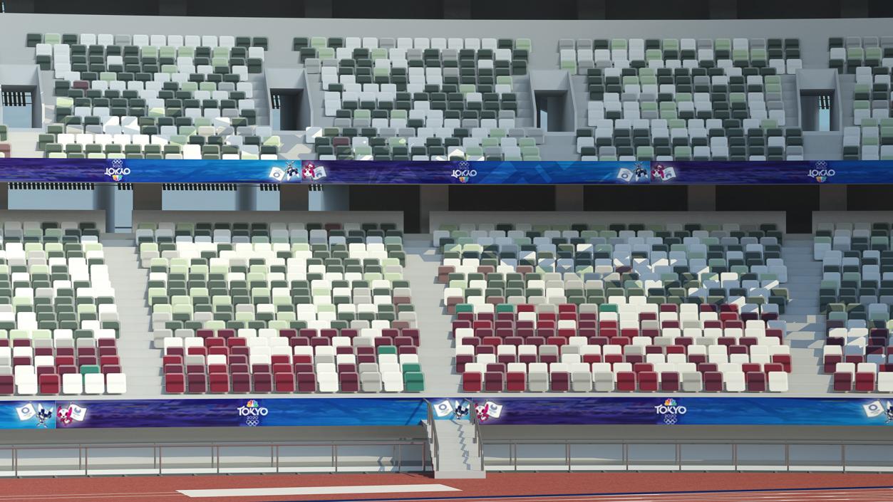 New National Olympic Stadium Tokyo 3D model