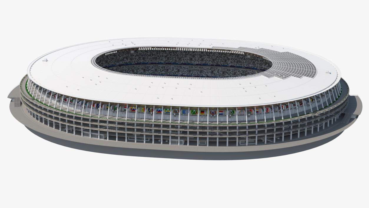 New National Olympic Stadium Tokyo 3D model