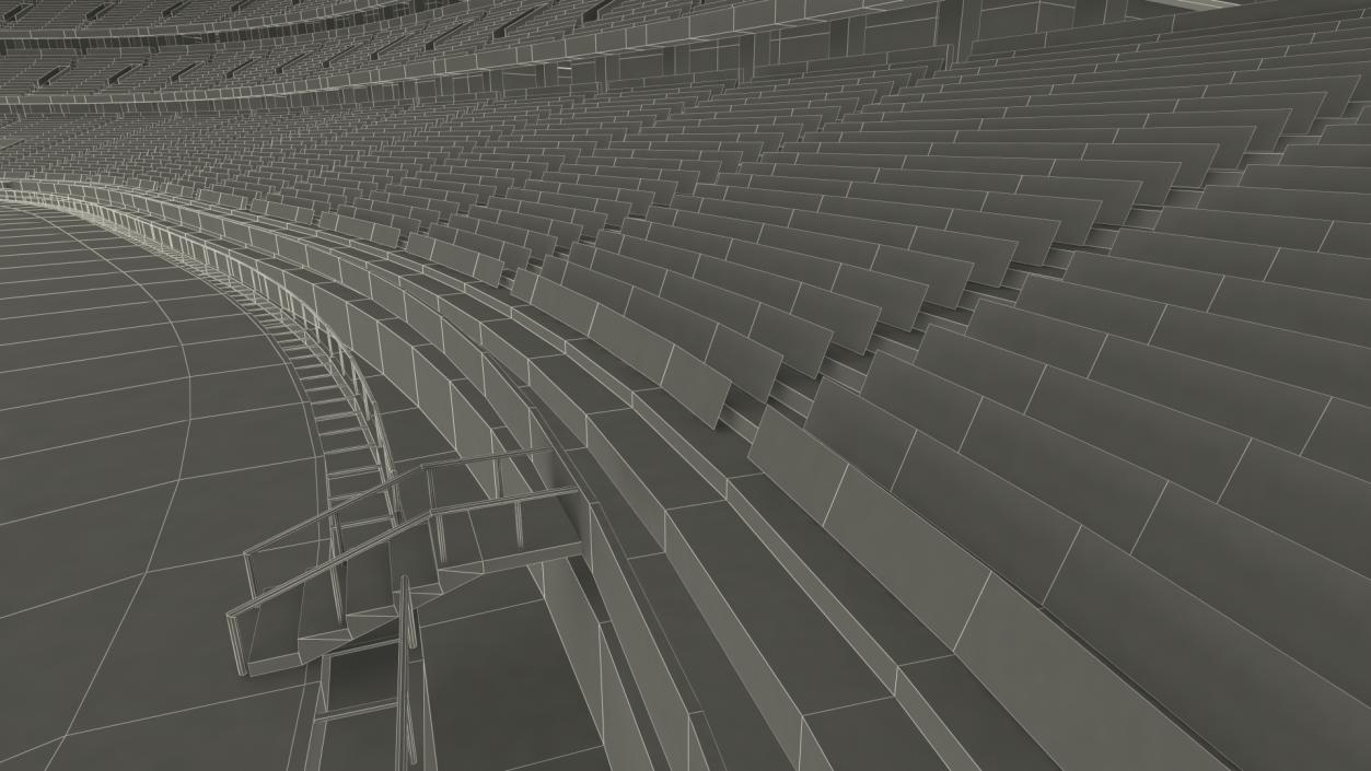 New National Olympic Stadium Tokyo 3D model