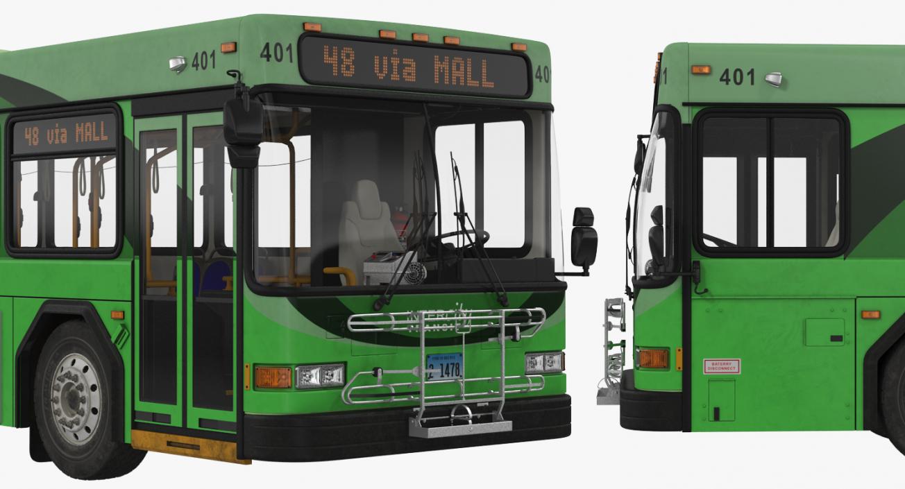 3D model Gillig Low Floor Hybrid Bus Intercity Transit