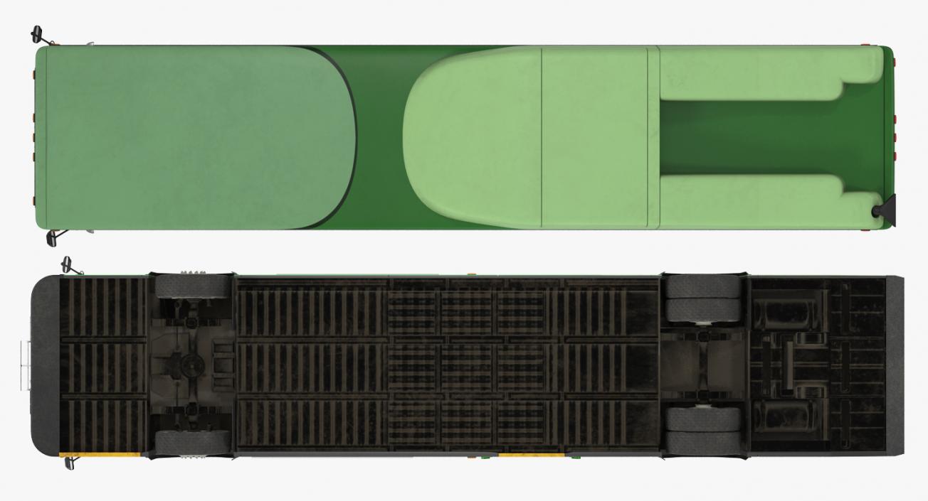 3D model Gillig Low Floor Hybrid Bus Intercity Transit