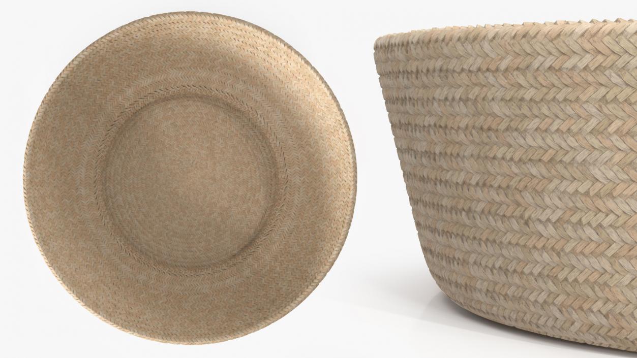 Wicker Baskets Collection 3 3D