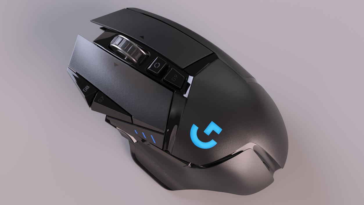 3D model Wireless Gaming Mouse Logitech G502