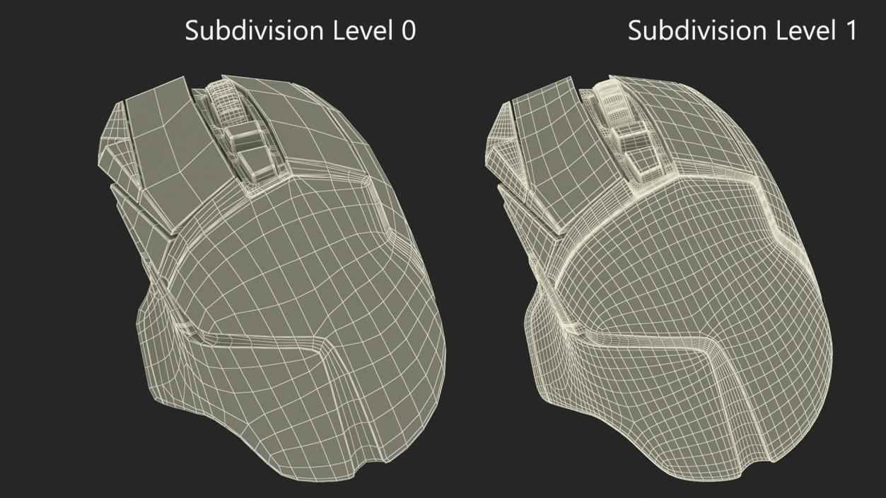 3D model Wireless Gaming Mouse Logitech G502