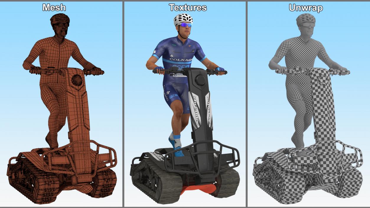 3D model Sportsman on DTV Shredder