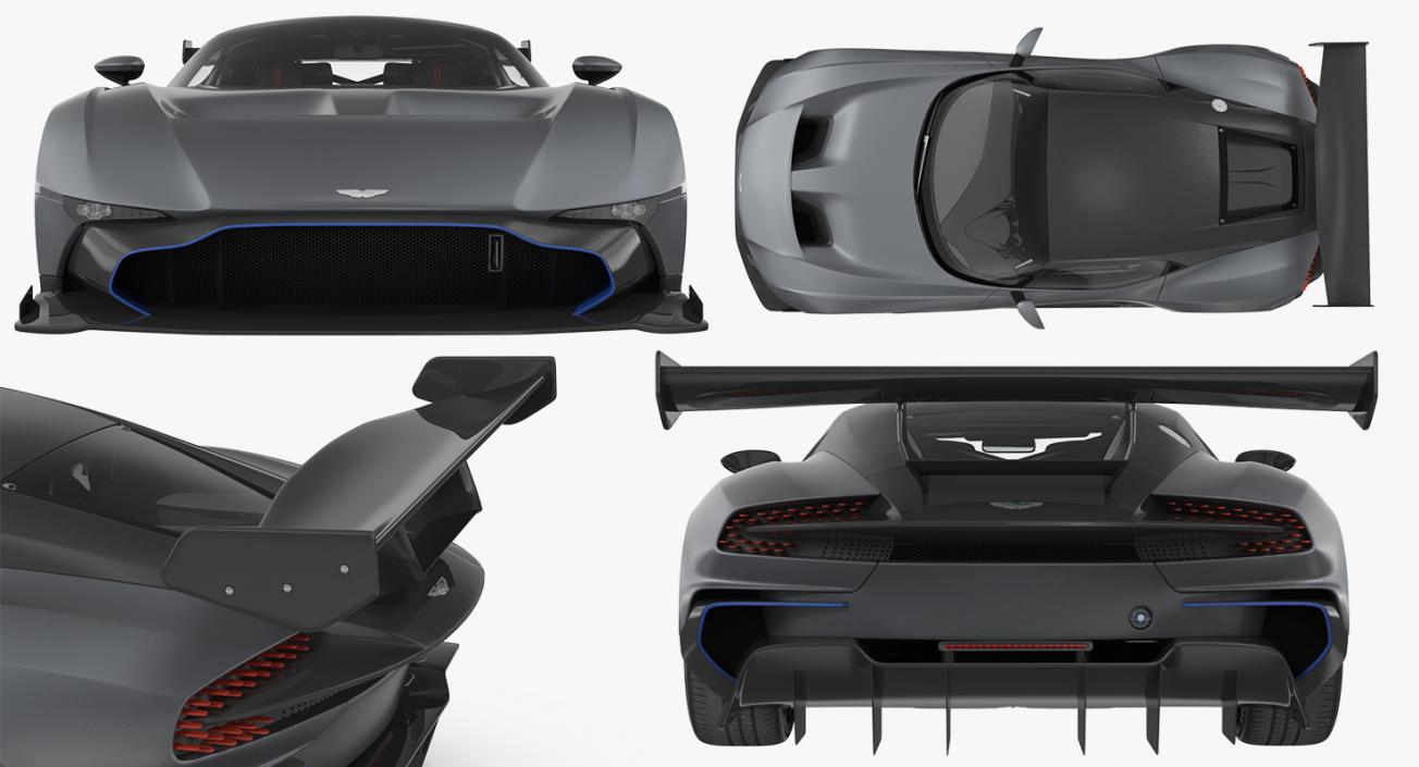 Aston Martin Vulcan 2016 3D model