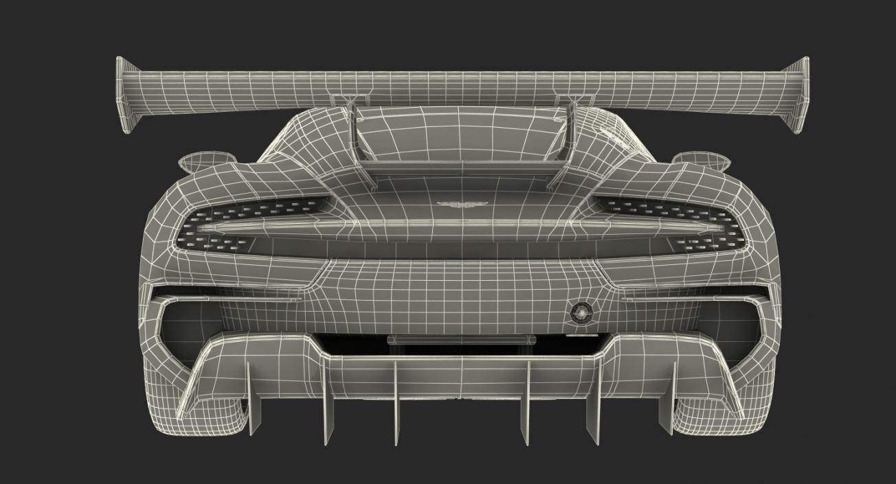 Aston Martin Vulcan 2016 3D model