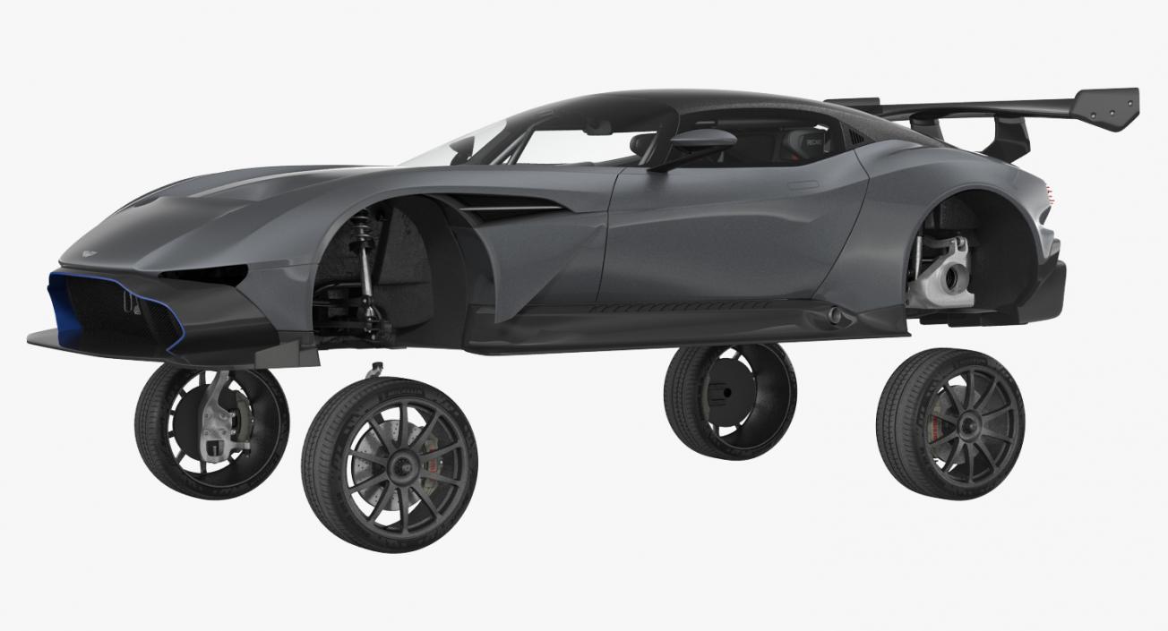 Aston Martin Vulcan 2016 3D model