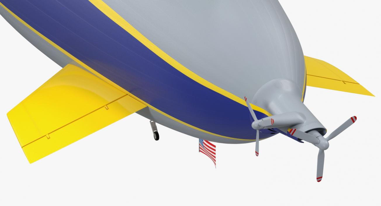 Blimp Goodyear Airship 3D