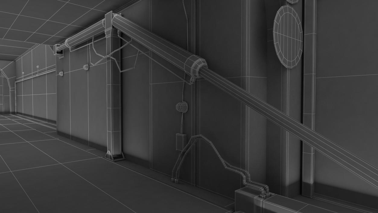 3D Nuclear Bunker Entrance model