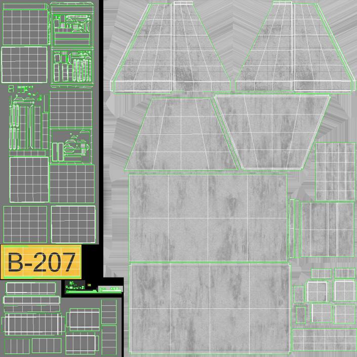 3D Nuclear Bunker Entrance model