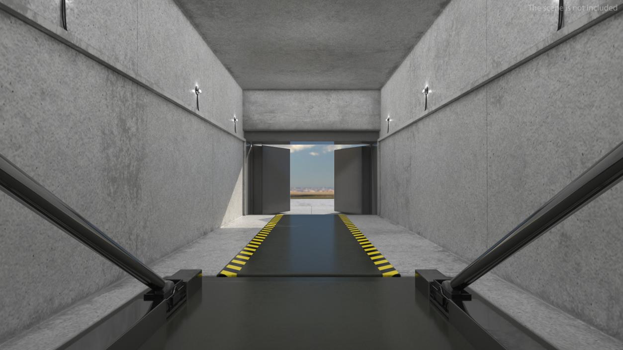 3D Nuclear Bunker Entrance model