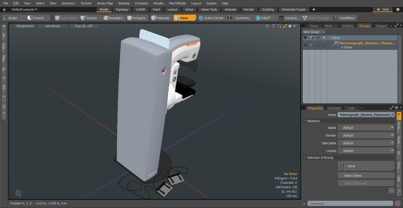 3D Mammograph Siemens Mammomat Revelation model