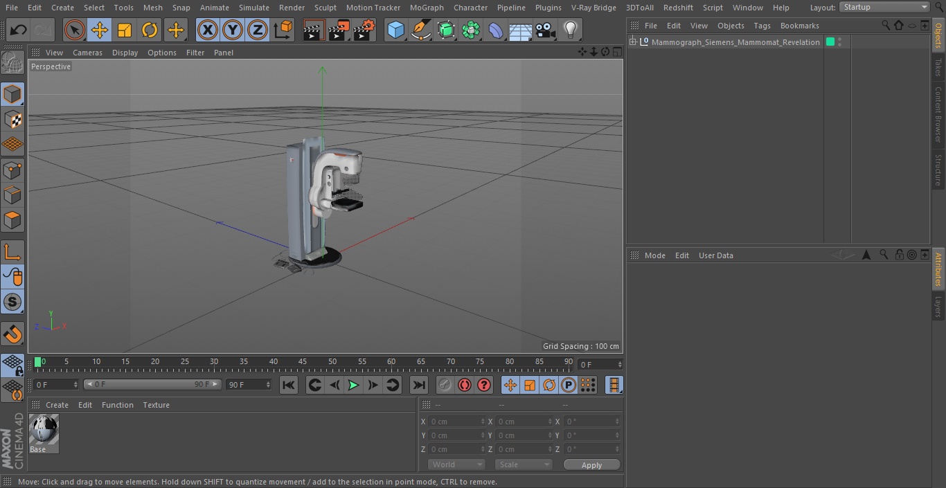 3D Mammograph Siemens Mammomat Revelation model