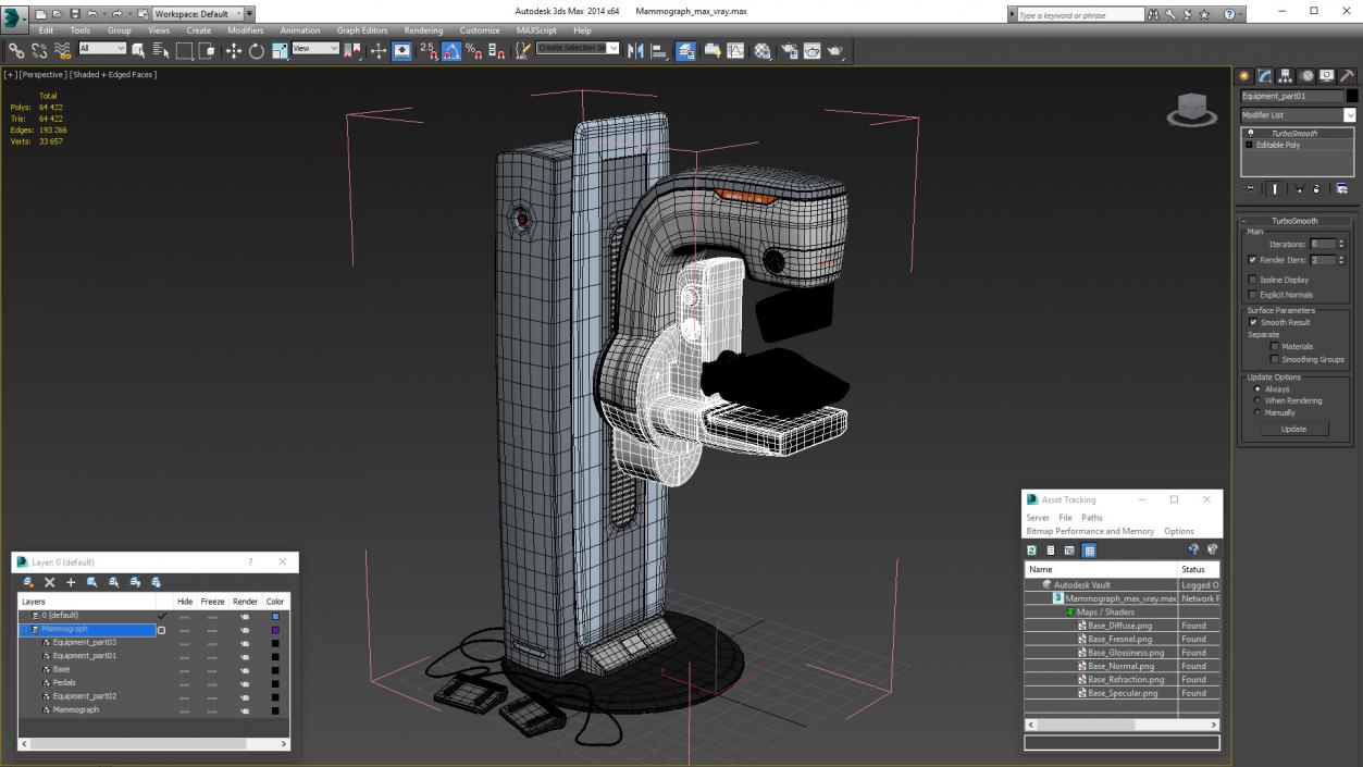 3D Mammograph Siemens Mammomat Revelation model