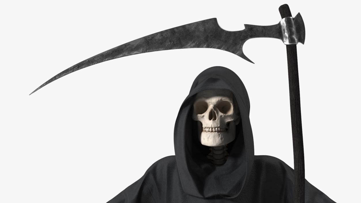 Grim Reaper with Scythe Set 3D