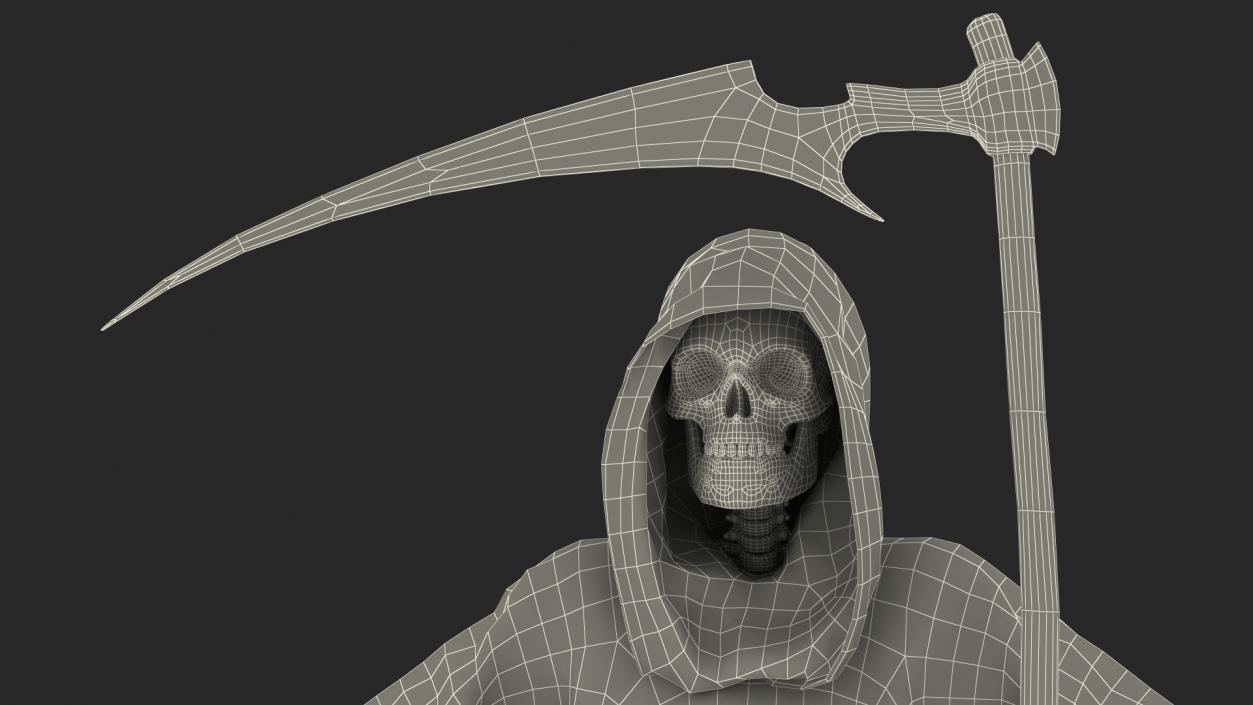 Grim Reaper with Scythe Set 3D