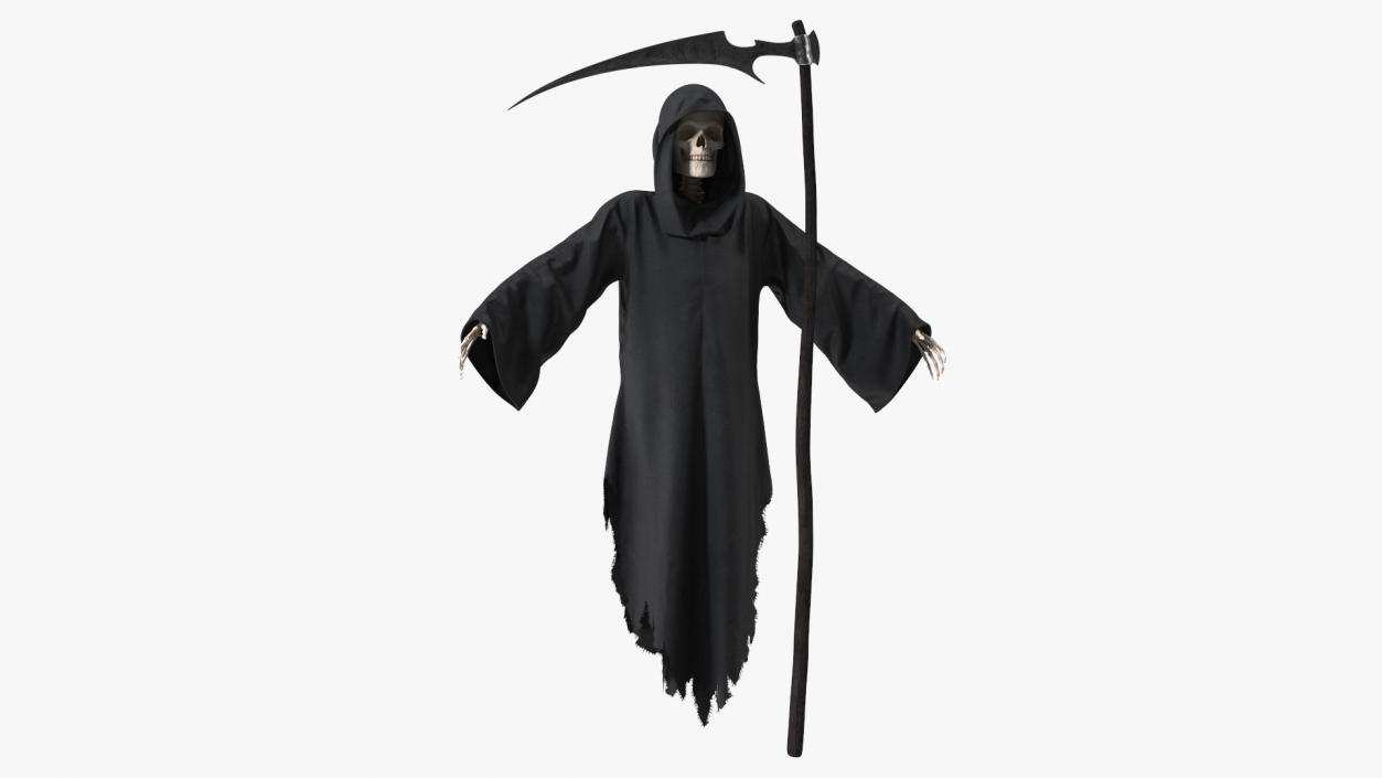 Grim Reaper with Scythe Set 3D