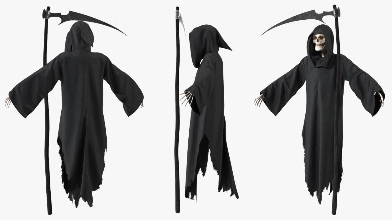 Grim Reaper with Scythe Set 3D