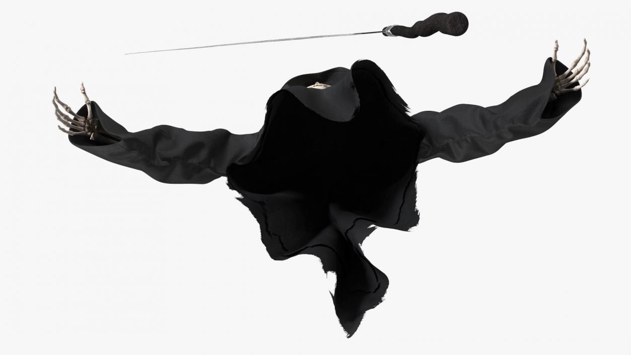 Grim Reaper with Scythe Set 3D