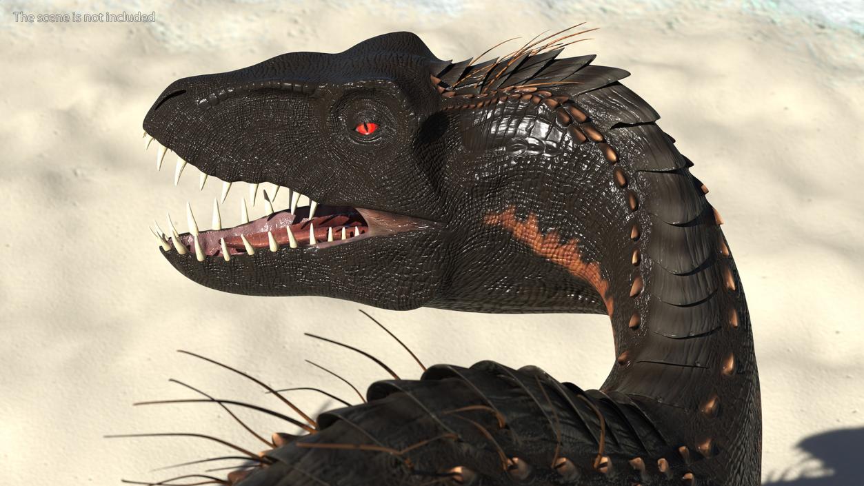 3D Indoraptor Rigged for Modo