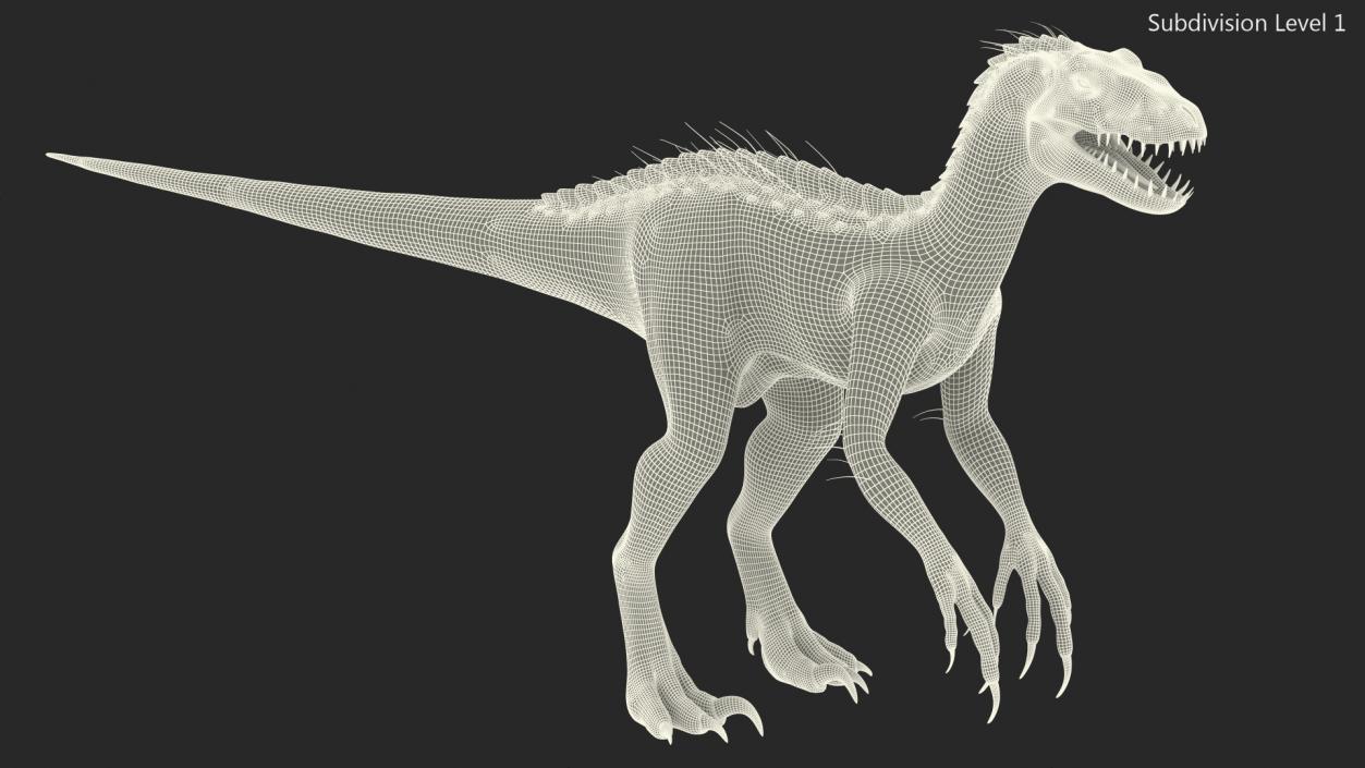 3D Indoraptor Rigged for Cinema 4D