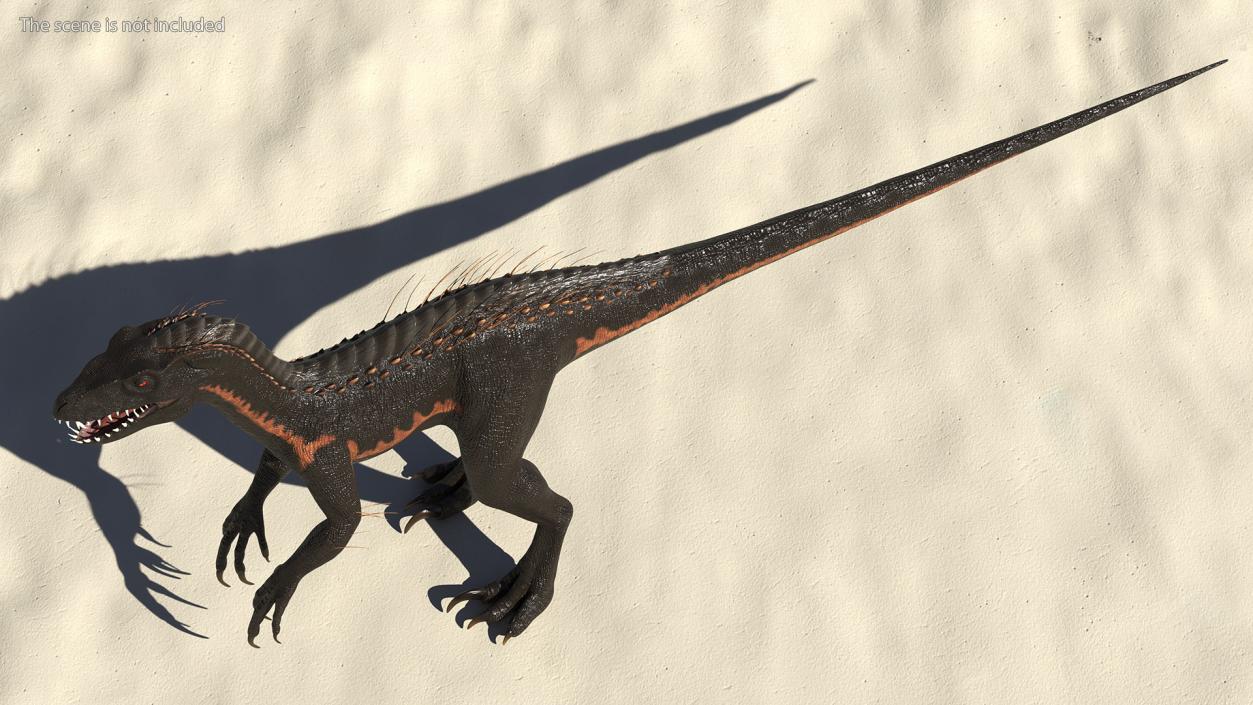 3D Indoraptor Rigged for Modo